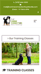 Mobile Screenshot of canineconnectionfayetteville.com